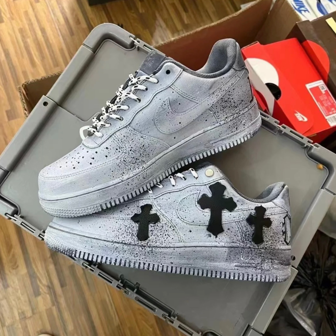 Ch*0me He**ts x nike air force 1