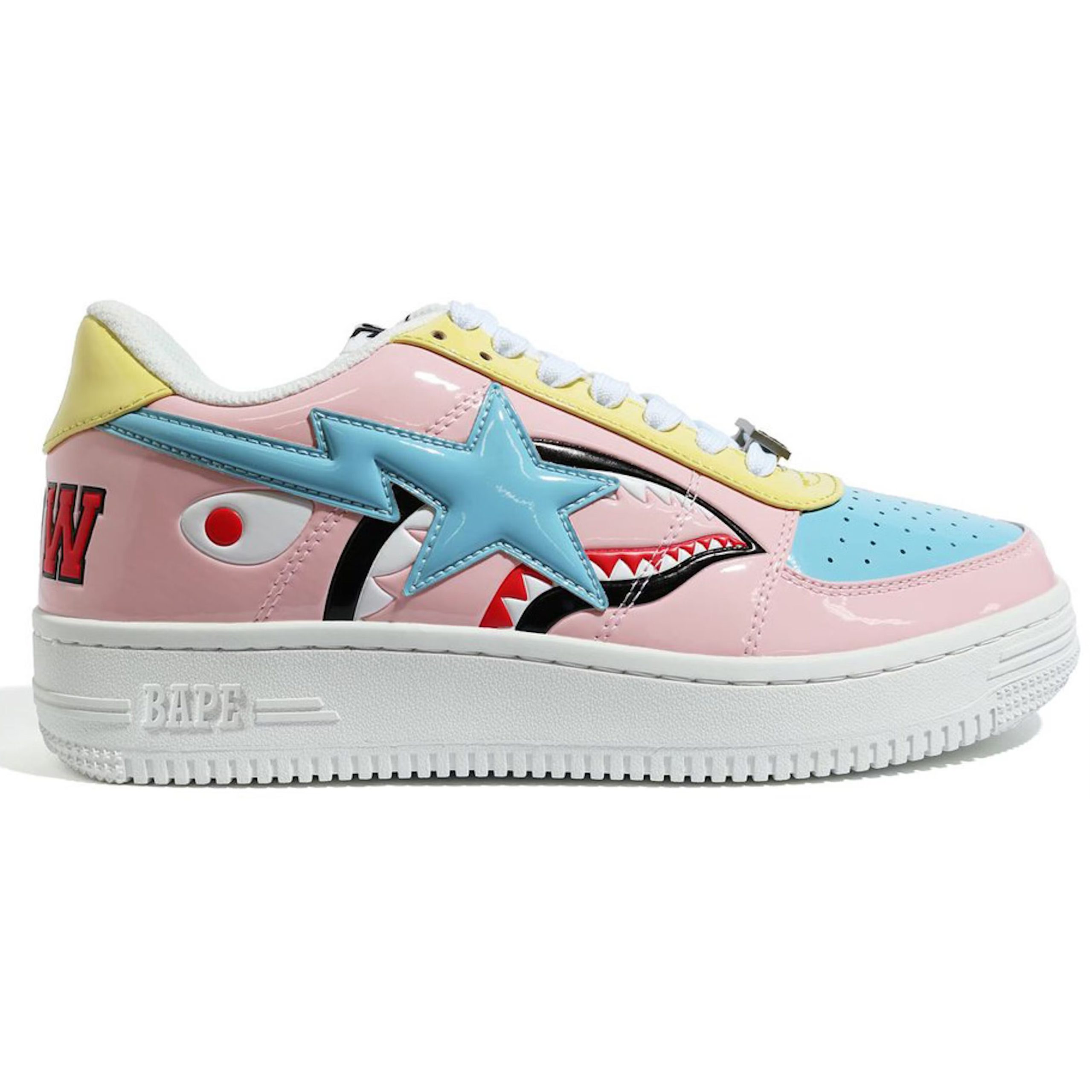 A Bathing Ape Bape Sta Low M2 20th Anniversary Patent Pink