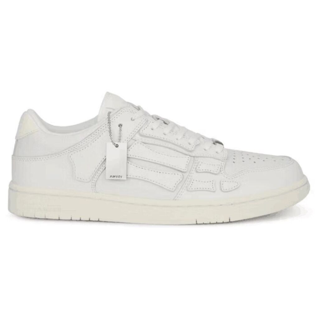 AMIRI Skel Top Low White White